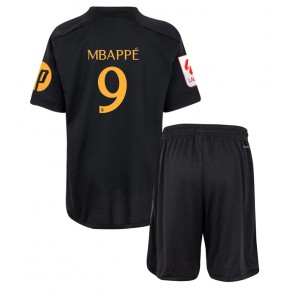 Real Madrid Kylian Mbappe #9 Rezervni Dres za Dječji 2023-24 Kratak Rukavima (+ kratke hlače)